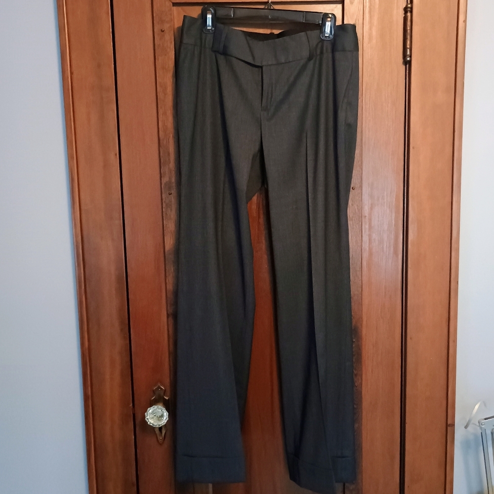 Banana Republic Women's Charcoal Gray Dress Trousers